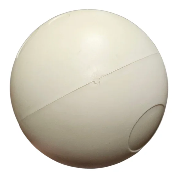 Cream Dog Toy Egg with Indented Designs - Picture 4 of 6